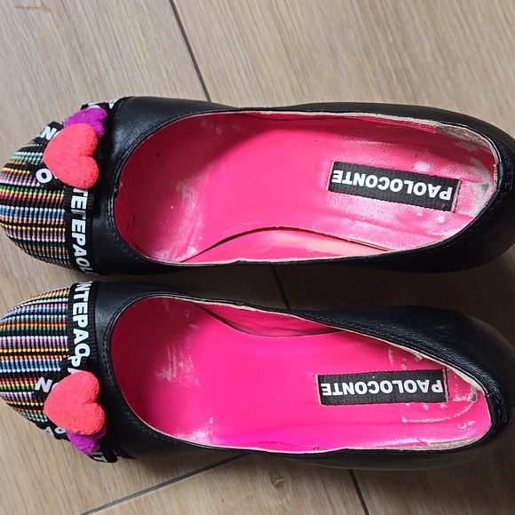 Paolo Conte Black Heels with Colorful Accents size EU 37 - Picture 5 of 7